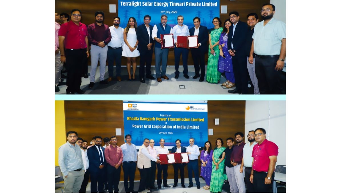 RECPDCL hands over Bhadla and Shongtong Power Transmission Limited (UPDATED)