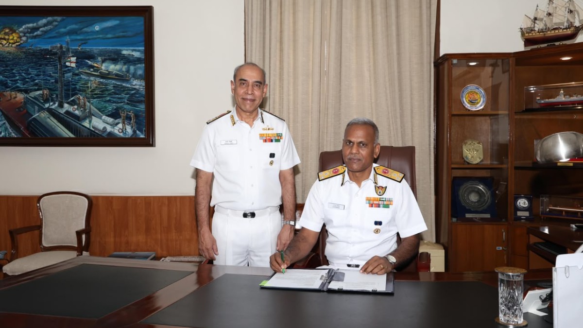 Vice Admiral AN Pramod assumes charge as Deputy Chief of Naval Staff (UPDATED)