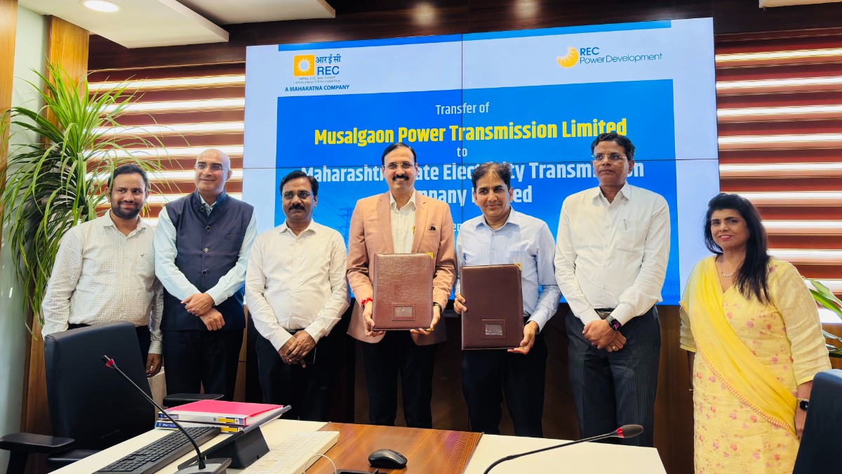 RECPDCL Hands Over Musalgaon Power Transmission Ltd to  Maharashtra Electricity Transmission Company