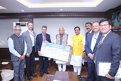 HUDCO hands over Interim Dividend 2024-25 cheque to Union Minister